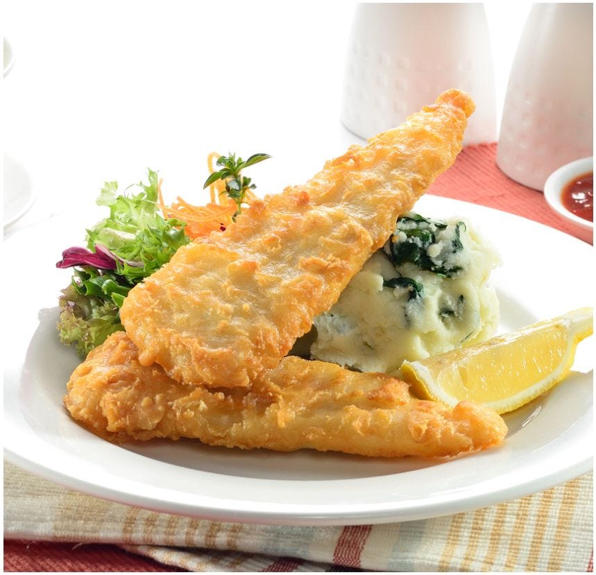 Fish & chips de colin d'Alaska