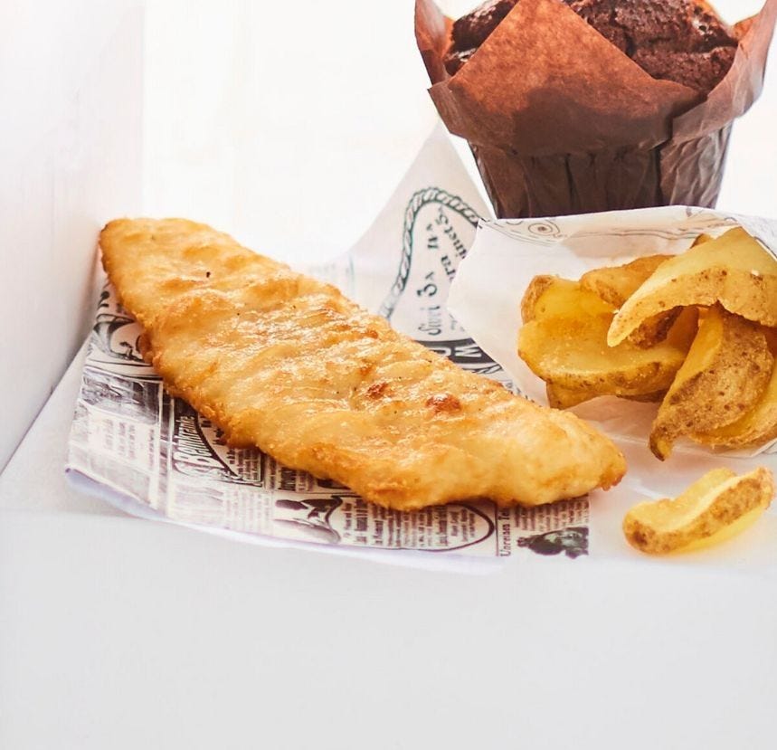 Fish & chips de colin d'Alaska MSC