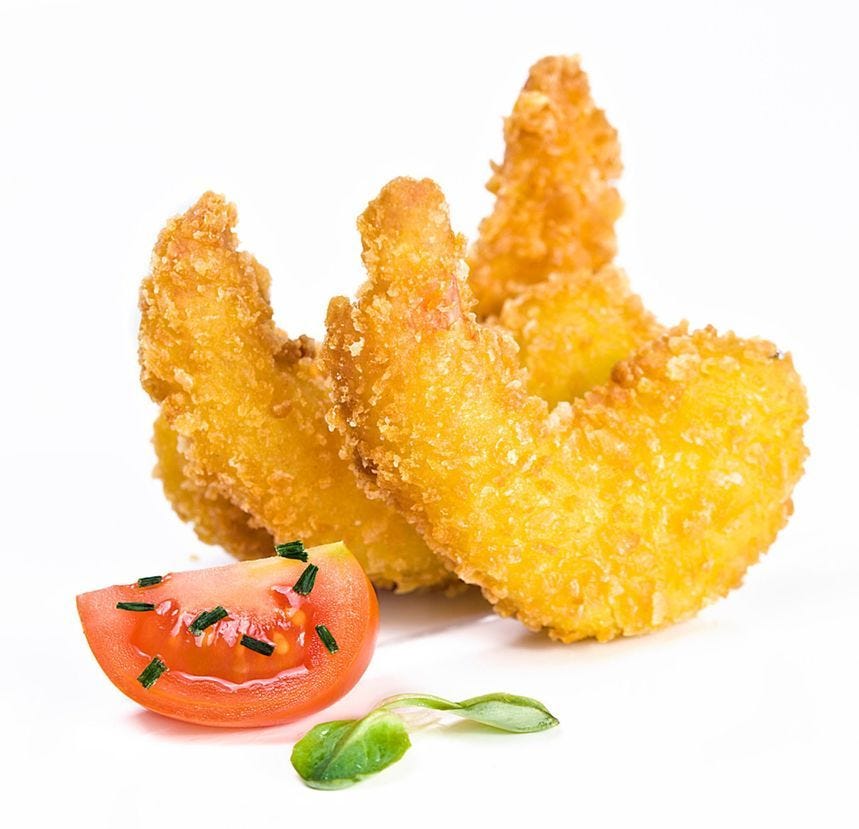 Crevettes aux pétales de maïs (Cornflakes)