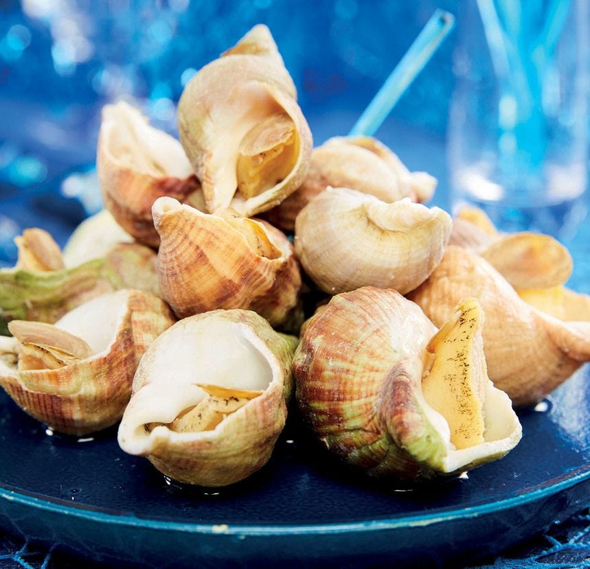 Bulot entier aromatisé
