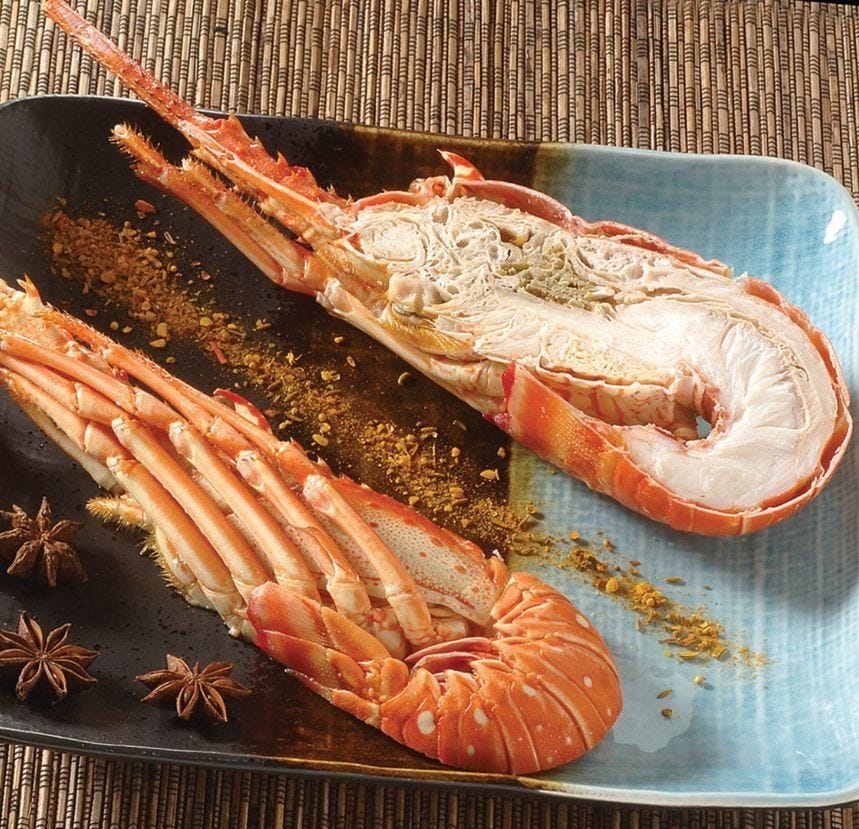 Langouste blanche entière