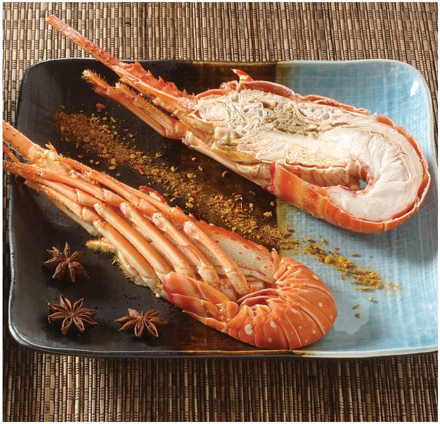 Langouste blanche entière