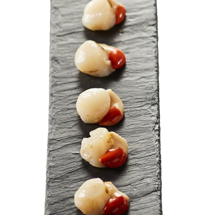 Noix de Saint Jacques avec corail