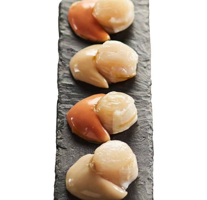 Noix de Saint Jacques avec corail
