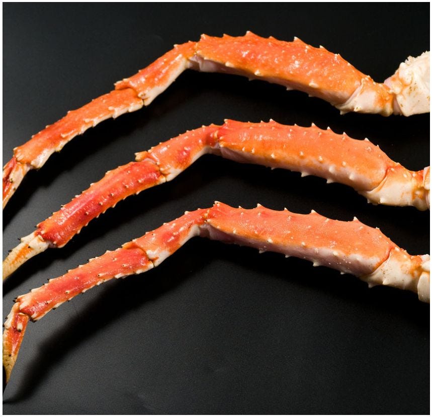 Patte de crabe royal