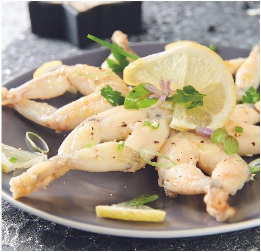 Cuisse de grenouille coupe droite