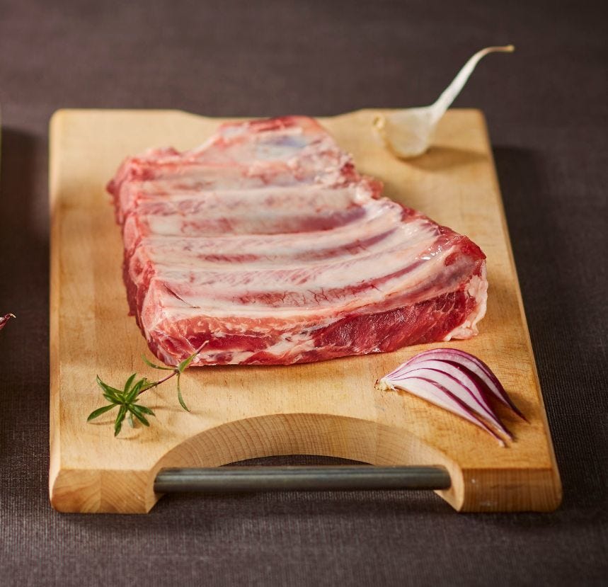 Ribs de porc Duroc costilla punta