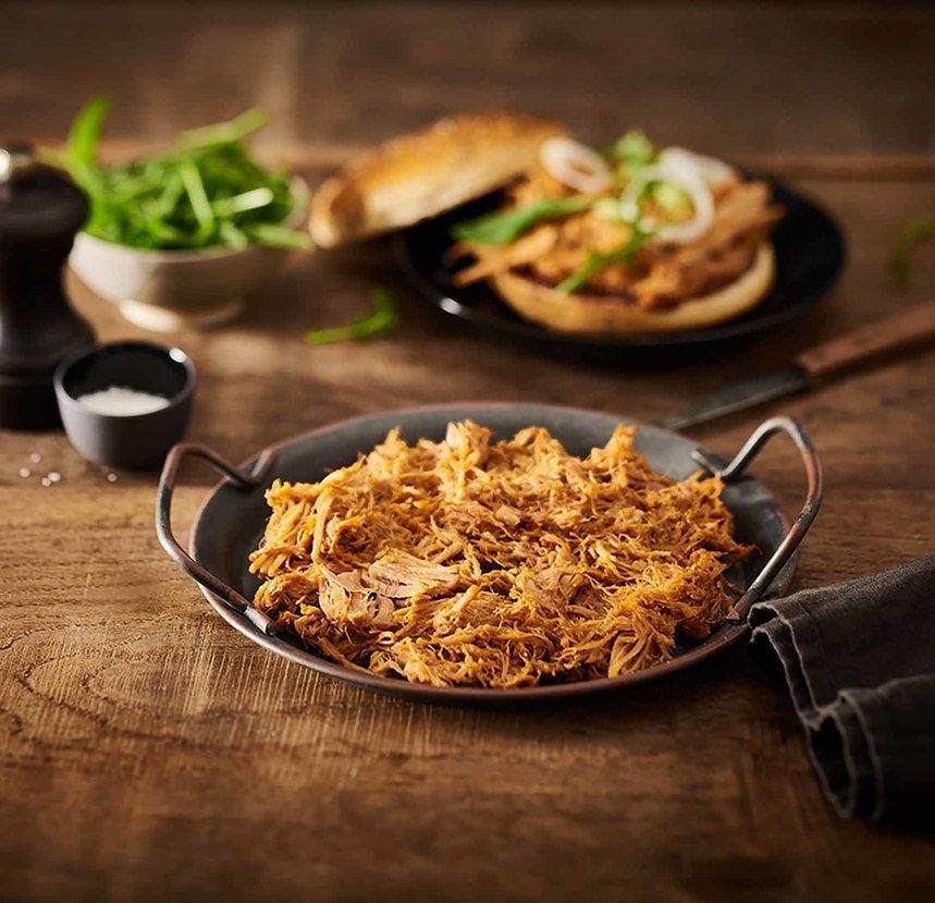 Pulled pork barbecue