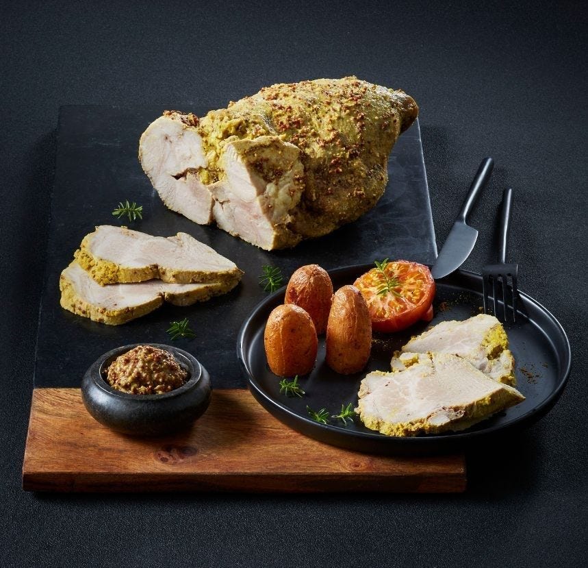Epaule de porc Argoat à la moutarde à l'ancienne