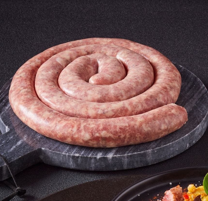 Saucisse brasse de porc Duroc