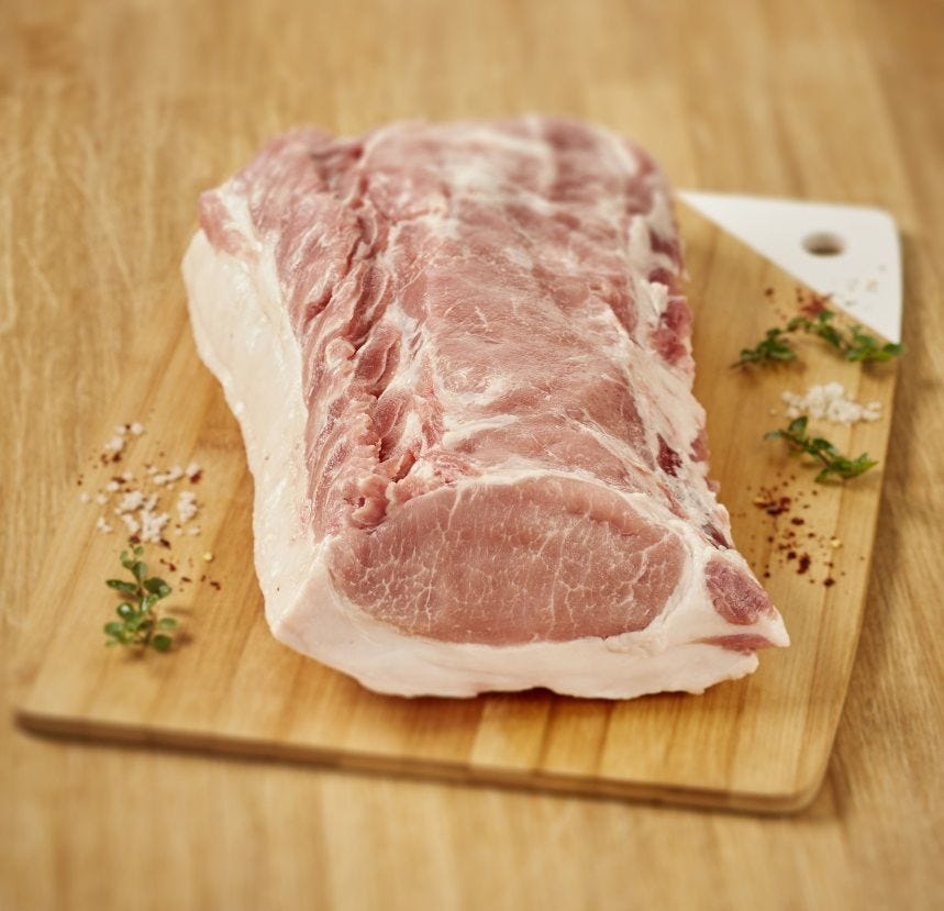 Longe de porc Duroc et son moelleux 
