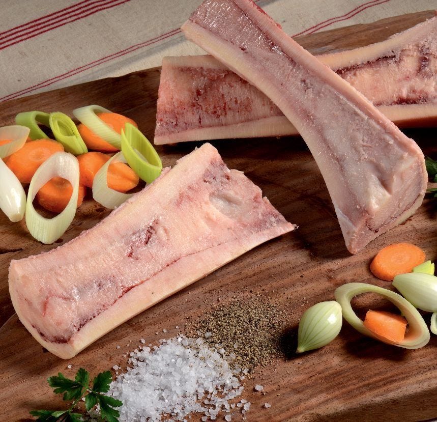 Os à moelle de bœuf coupe gouttière