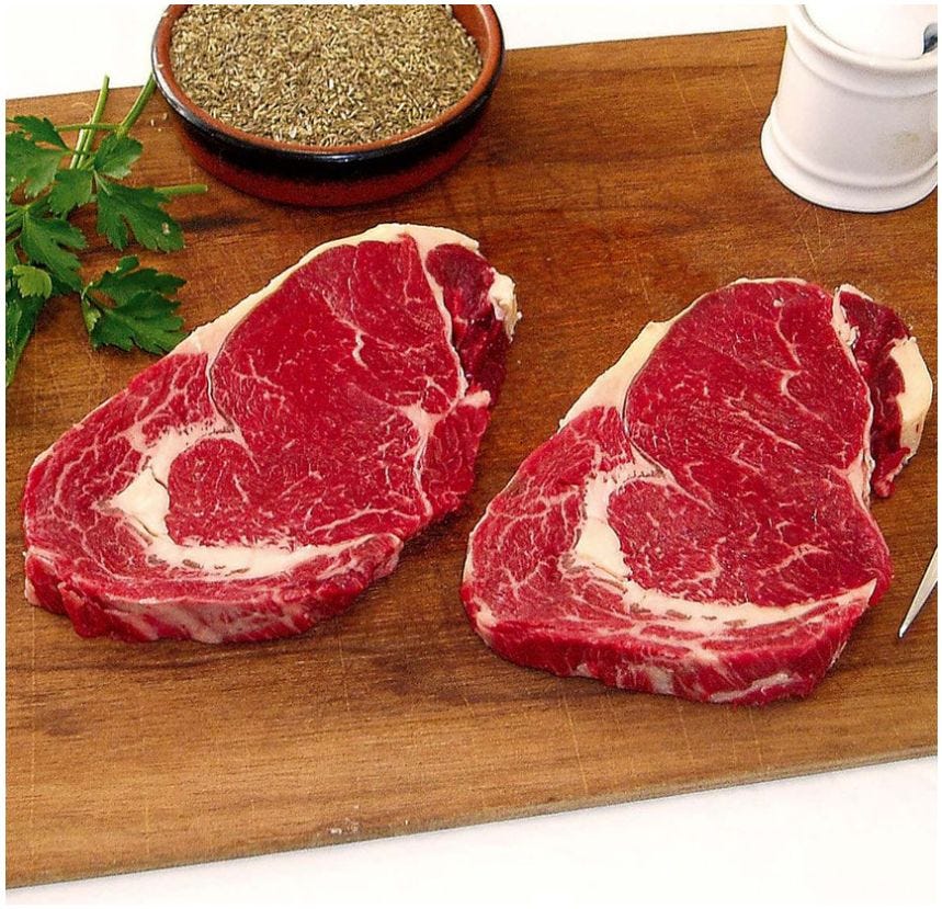 Entrecôte de bœuf maturée