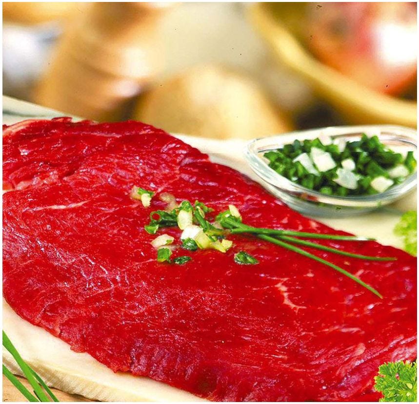 Bavette d'aloyau de bœuf maturée