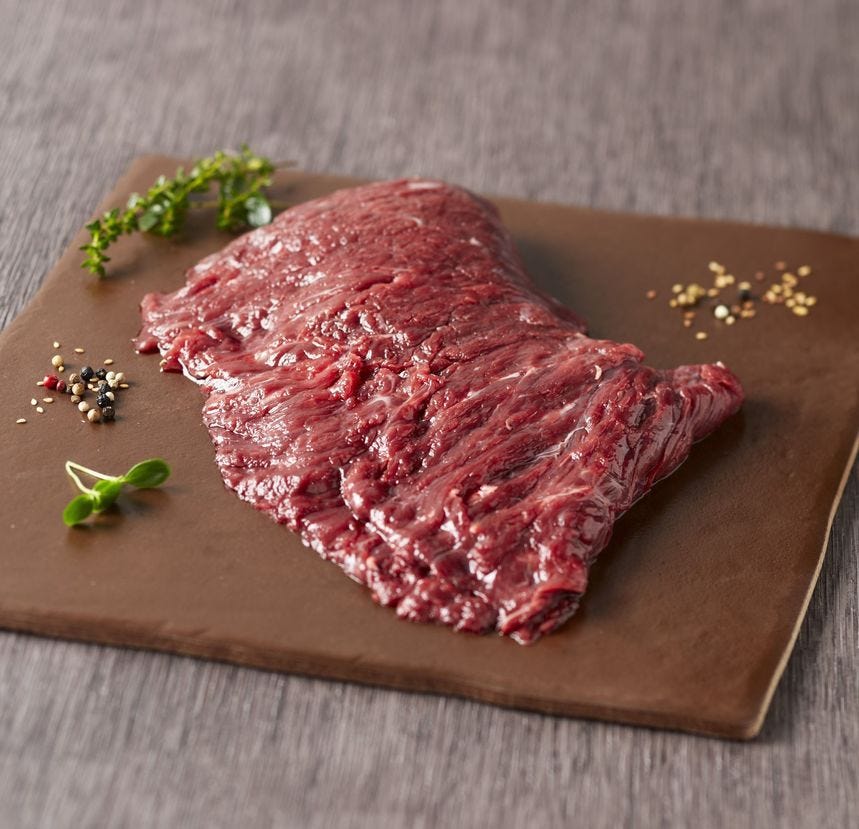 Bavette entière d'aloyau de bœuf
