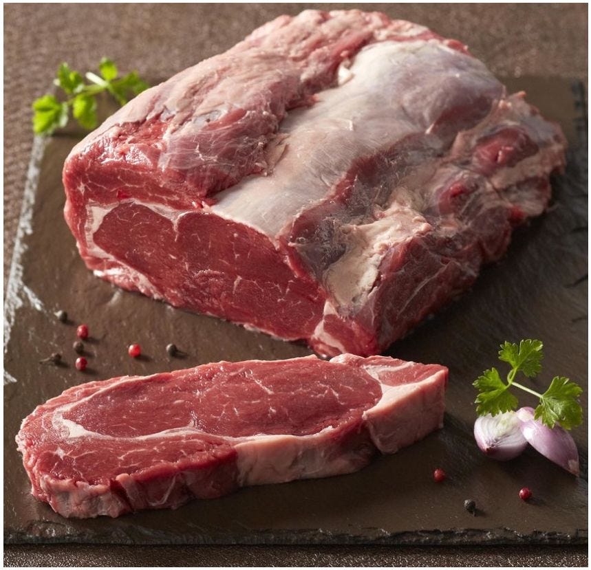 Entrecôte de bœuf