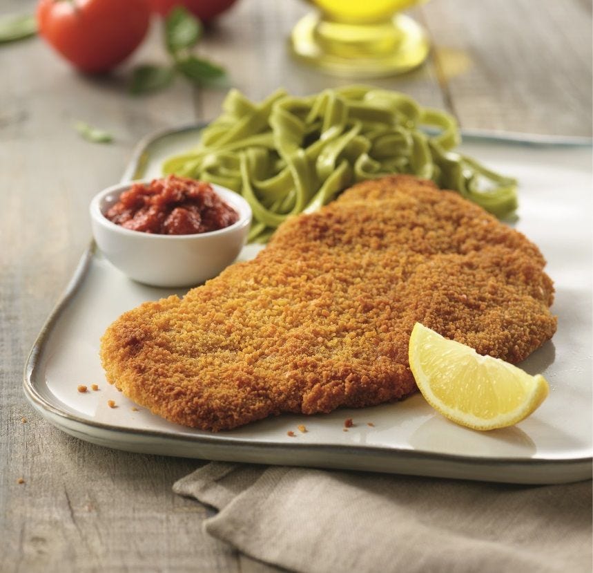Escalope de veau milanaise 