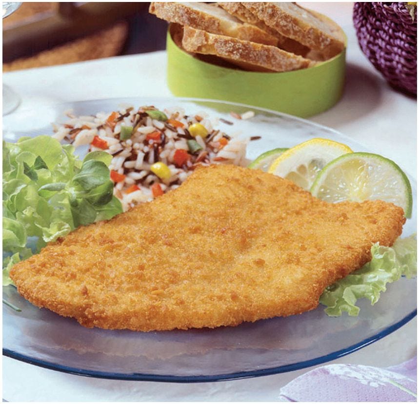 Escalope de veau milanaise