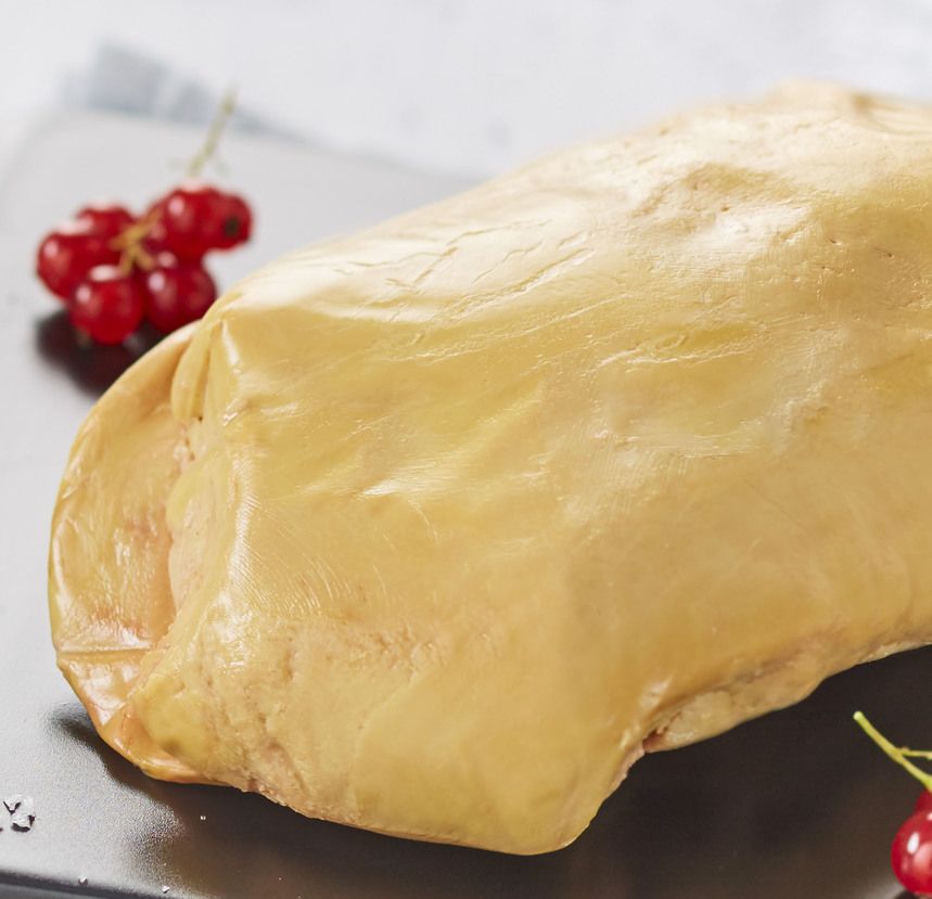 Foie gras de canard cru second choix déveiné