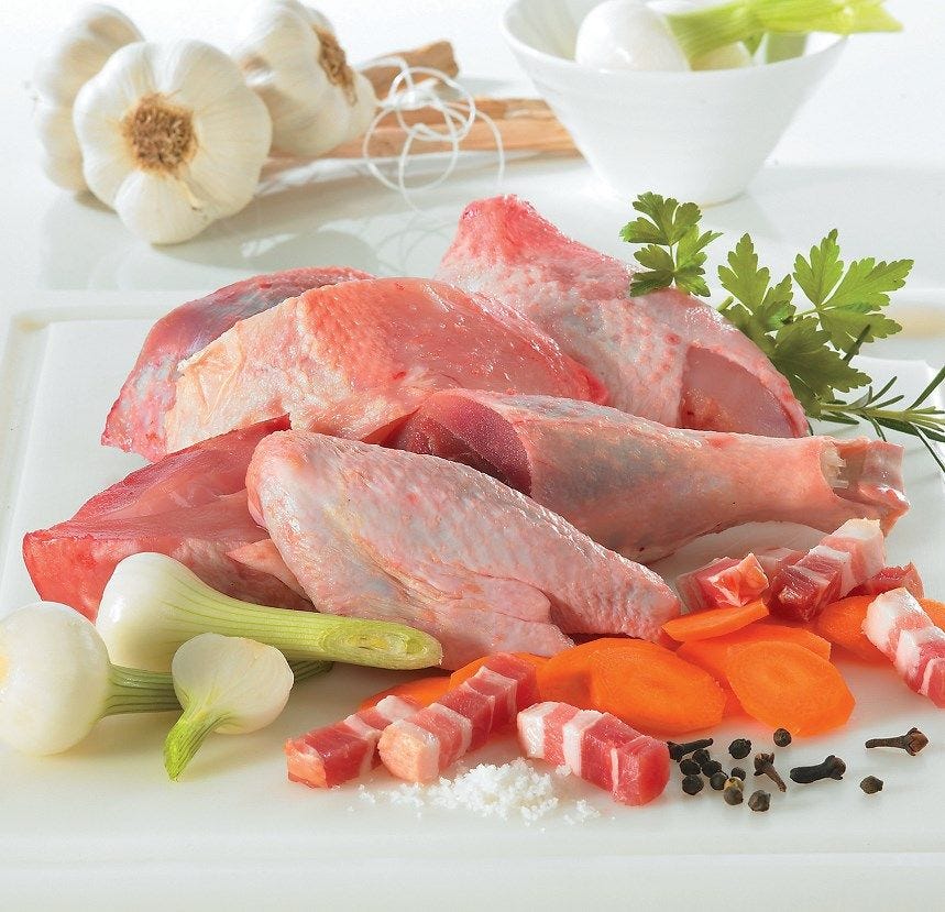 Sauté de cuisse de canard de Barbarie 
