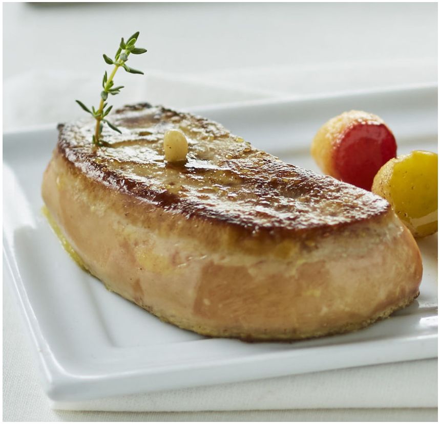 Escalope de foie gras de canard crue