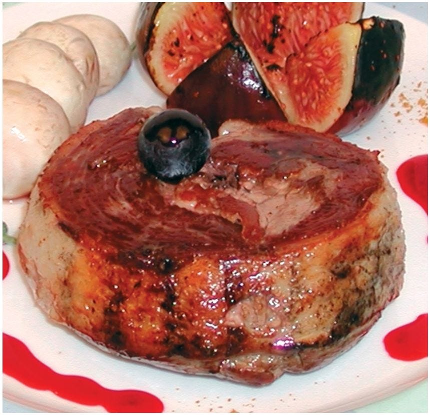 Tournedos de filet de canard avec peau
