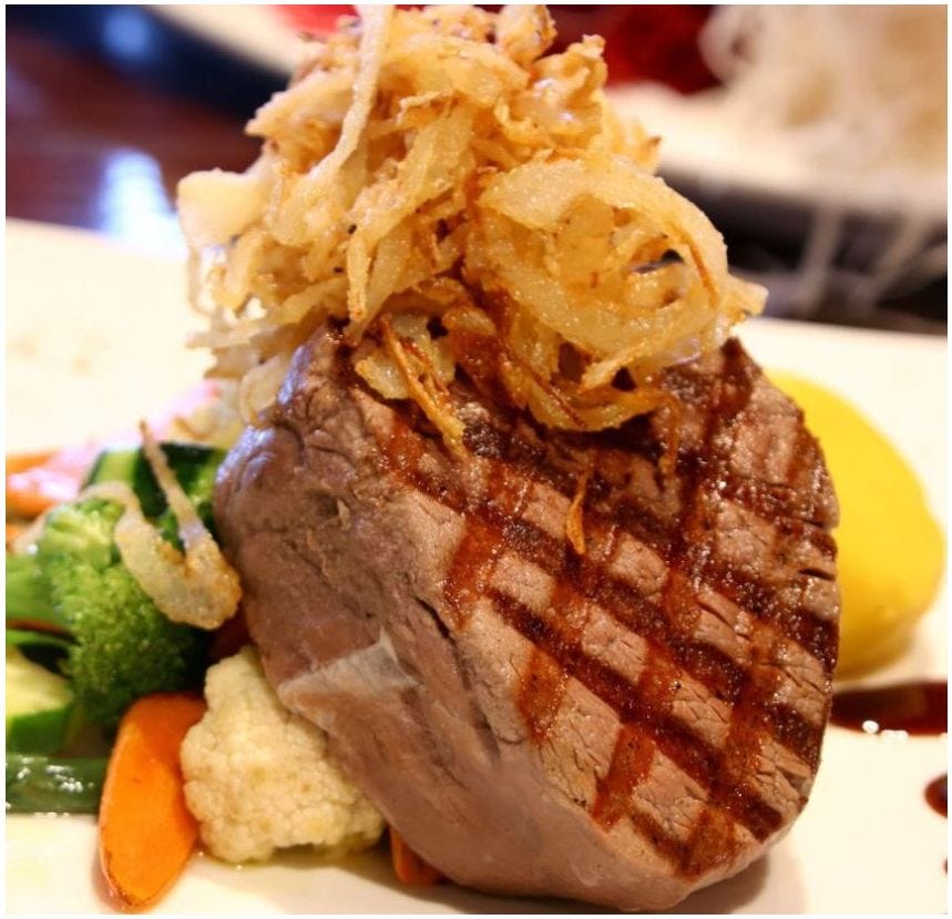 Tournedos aiguillette de canard