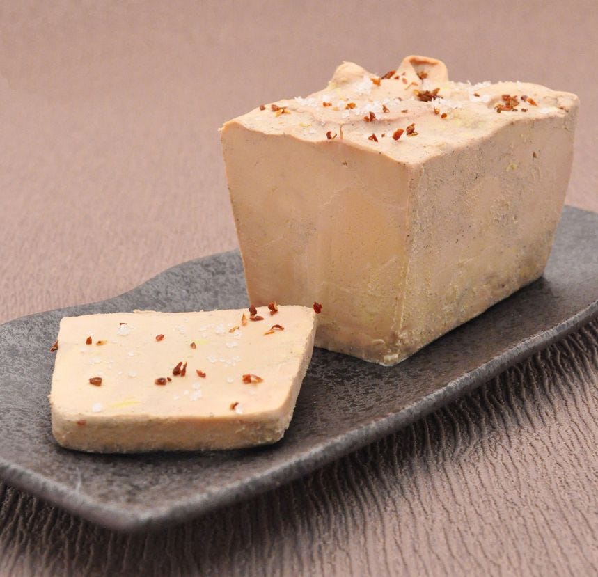 Foie gras de canard mi-cuit en terrine
