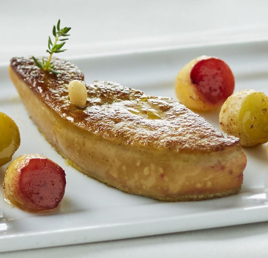 Escalope de foie gras de canard crue 