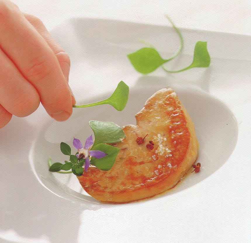 Escalope de foie gras de canard cru