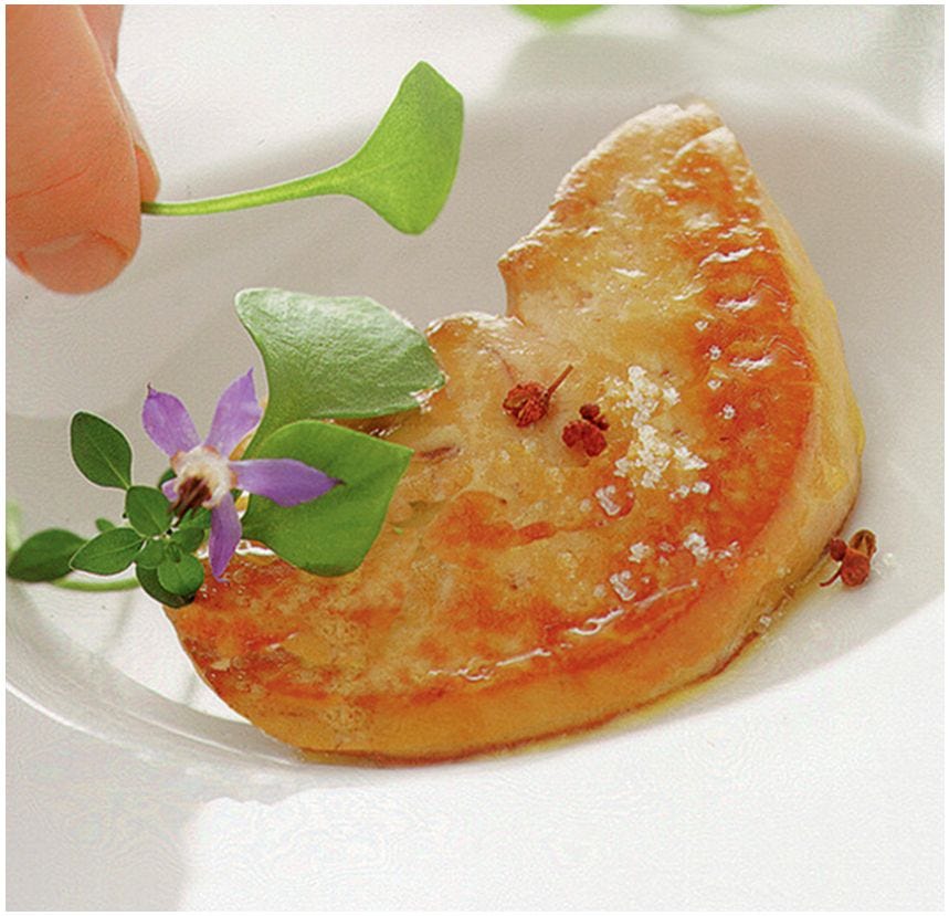 Escalope de foie gras de canard cru