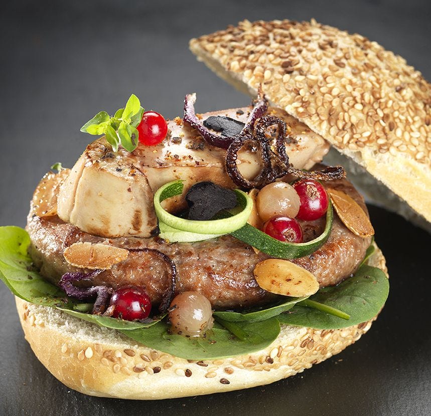 Burger au magret de canard