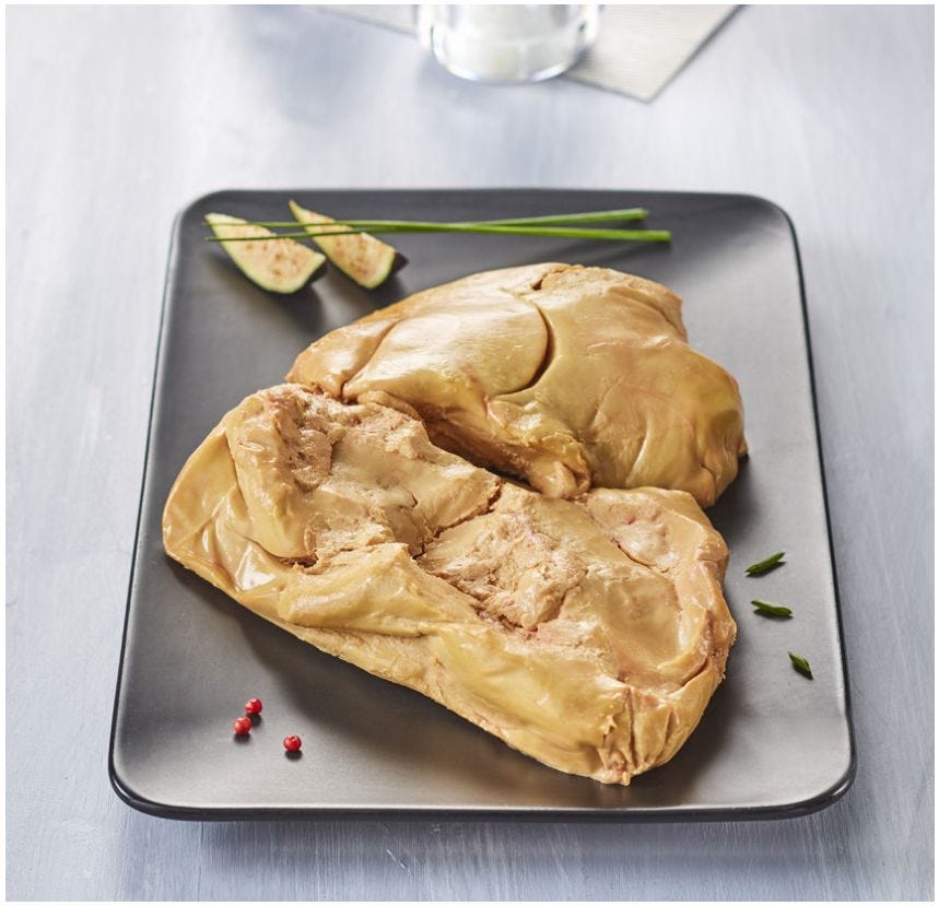 Foie gras de canard cru extra déveiné