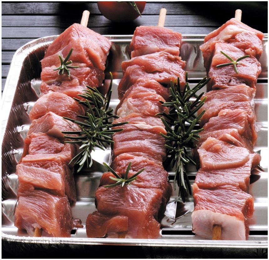 Brochette de dinde