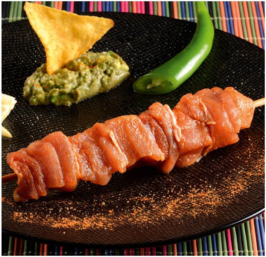 Brochette de dinde mexicaine