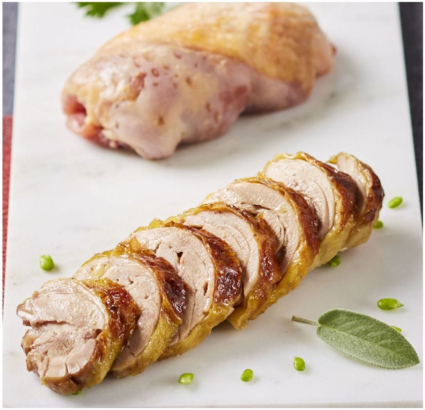 Mini rôti de pintade