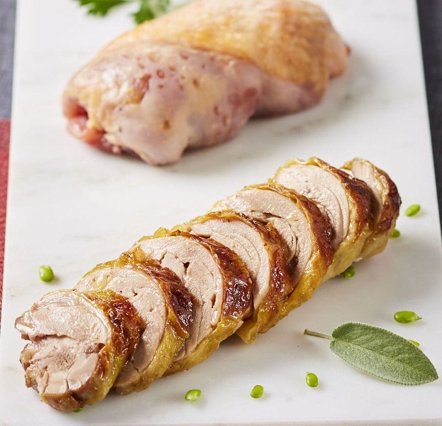 Mini rôti de pintade