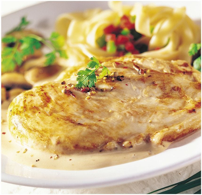 Filet de poulet jaune