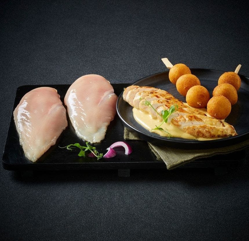 Filet de poulet jaune