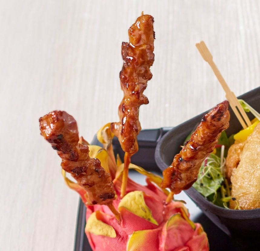 Brochette de poulet sauce soja yakitori