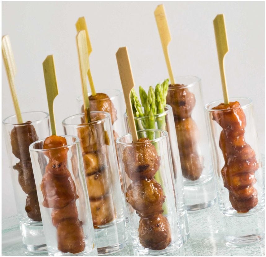 Brochette yakitori au poulet sauce teriyaki