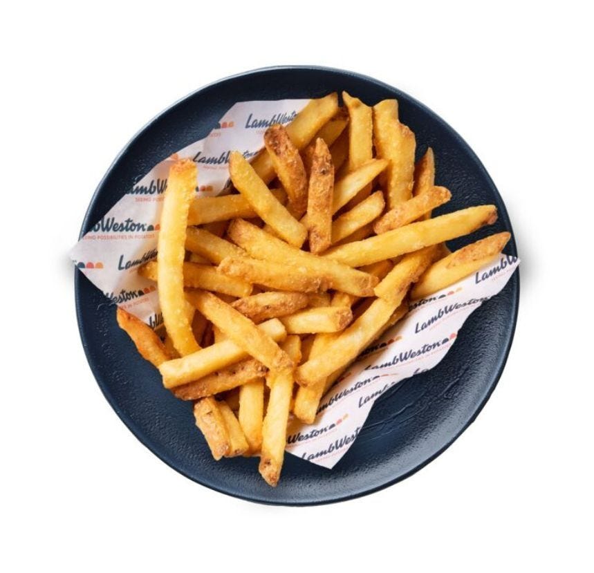 Frite really crunchy