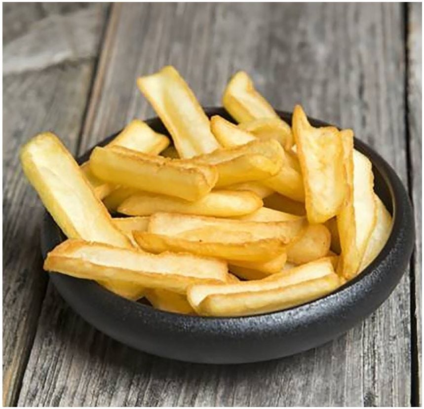 Dipper fries chef's excellence