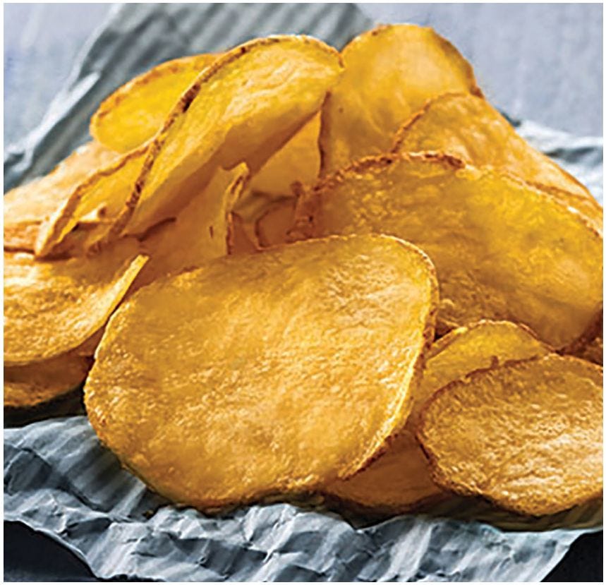 Chips avec peau