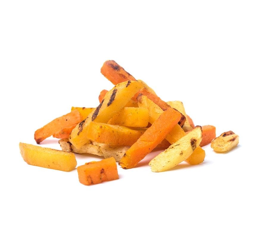 Mélange de légumes vintage grillés