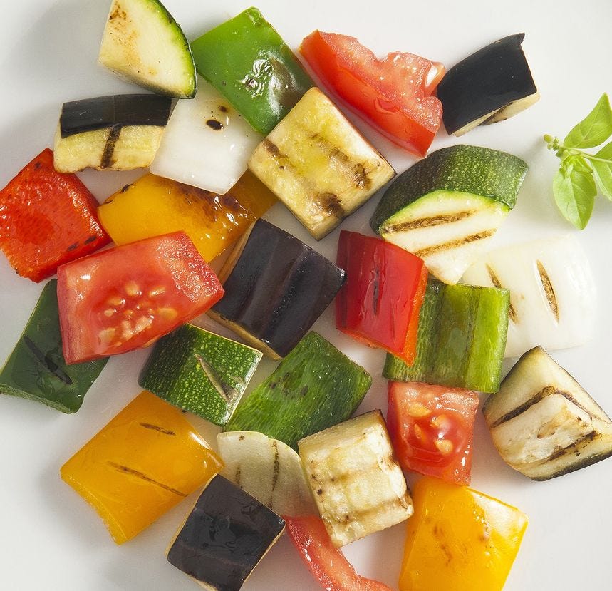 Mélange de légumes grillés