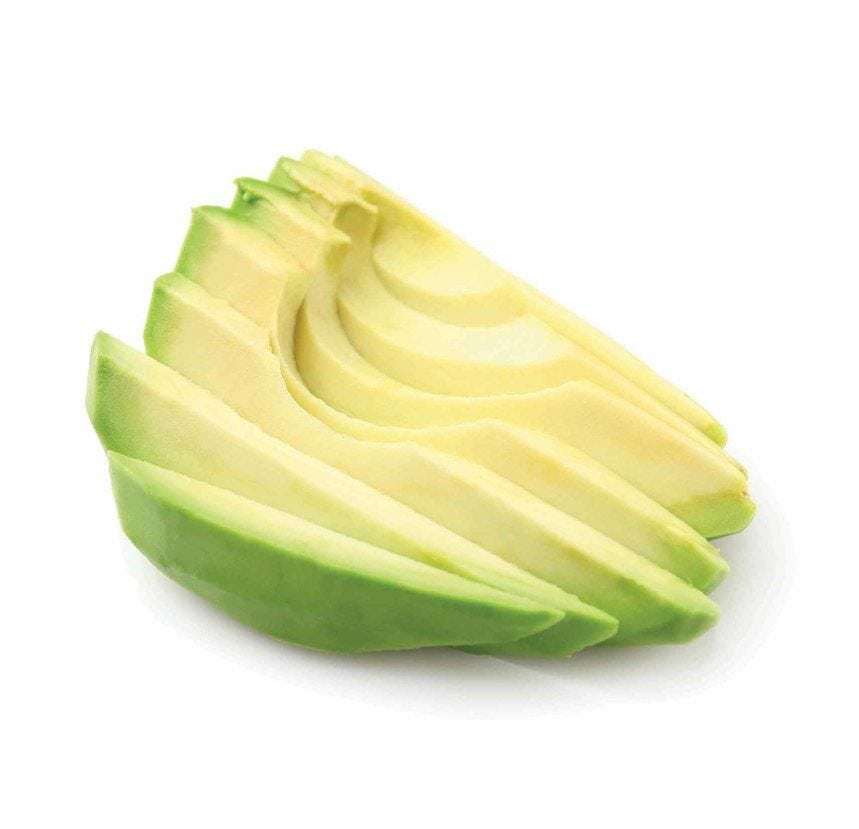 Avocat en lamelle
