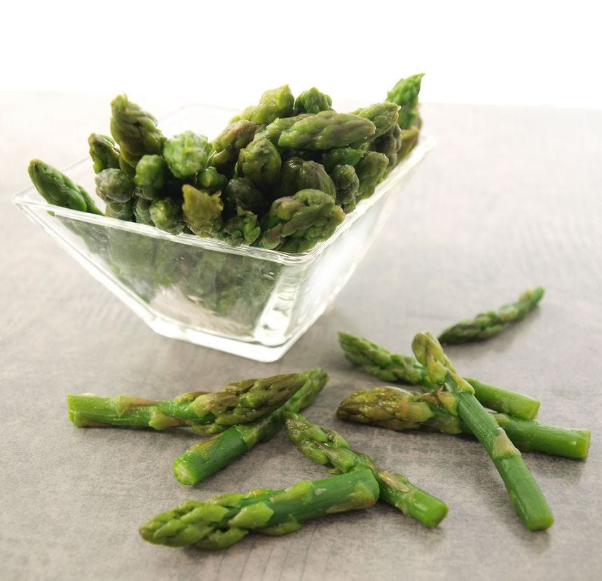 Pointe d'asperge verte