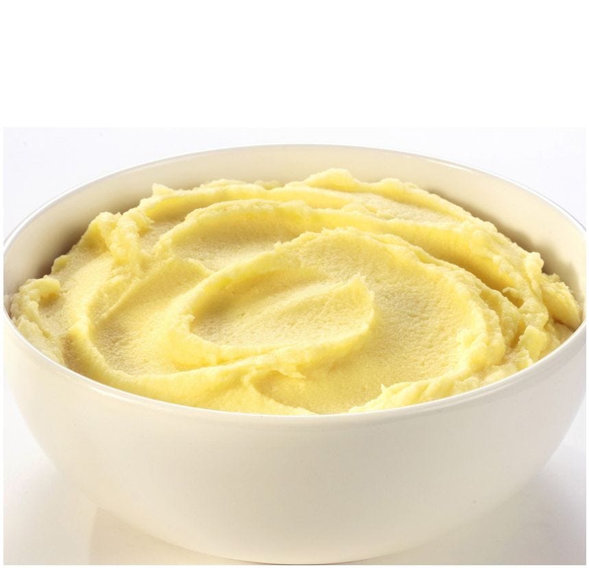Purée de pomme de terre nature