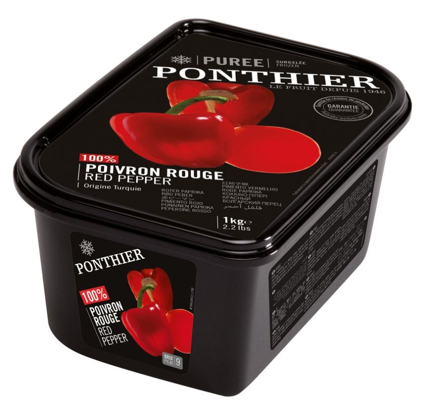 Purée de poivron rouge